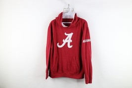 Vtg Womens Large Distressed Spell Out University of Alabama Hoodie Sweat... - $33.62