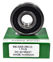 Generic Lamb Motor Fan End 10MM Ball Bearing ECB 6200-2RS C3 - €5,39 EUR