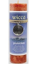 Protection Pillar Candle with Ritual Necklace New - $25.00