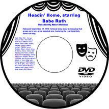 Headin&#39; Home, starring Babe Ruth 1920 DVD Movie  Babe Ruth - George Herman &#39;Babe - £3.92 GBP