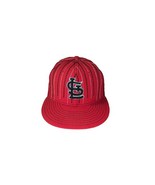 New Era 59Fifty St. Louis Cardinals Fitted Hat Red Men&#39;s 7 1/2 MLB 100% ... - $13.92