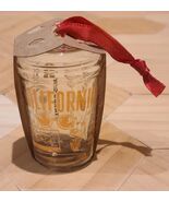 Starbucks 2021 California Glass To Go Coffee Cup Mug Christmas Ornament ... - $14.59