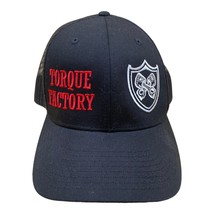 Torque Factory Richardson Trucker Mesh Snap Back Black Hat Redmond Oregon - £11.89 GBP