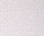 Flannel Tiny Allover Stars on White Kids Flannel Fabric Print by Yard D2... - $15.95