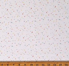 Flannel Tiny Allover Stars on White Kids Flannel Fabric Print by Yard D279.48 - £12.47 GBP