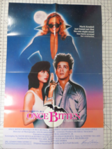 Once Bitten Original One Sheet Movie Poster Folded 1985 Jim Carrey 27&quot; x 41&quot; - £15.78 GBP