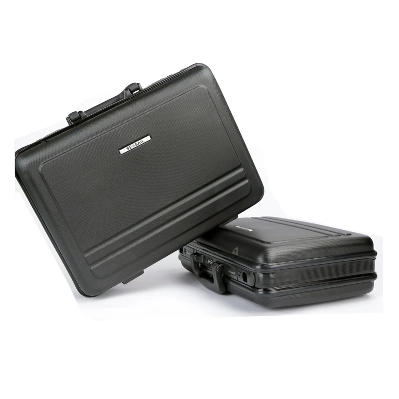 ABS Portable Pword Box Book Business Briefcase Storage Suitcase File Cas... - $194.57