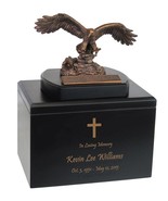 On Eagle&#39;s Wings Isaiah 40:31 Adult English or Spanish Urn - $289.95