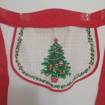 Christmas Apron Vintage Dime Store Chic Kitschy - £15.18 GBP