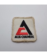 Vintage Allis Chalmers Tractor Company Mechanic Uniform Jacket 2.5&quot;x2&quot; P... - $18.69