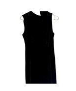 Calvin Klein Black Velvet Zip Dress Size 6 – NWT New With Tags - €51,34 EUR