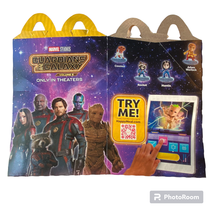 McDonalds Happy Meal Box Guardians Of The Galaxy Volume 3 2023 Cosmo Groot Drax - £4.69 GBP