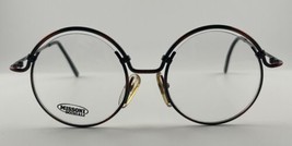 Vintage Authentic Missoni M 831 Retro Round Eyeglasses 90s Eyewear NOS S... - $135.58