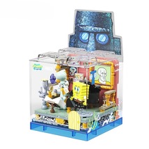 New Box Spongeebob easter island Room Model Toy Building Blocks - £42.46 GBP