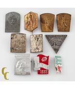 Collection of 9 Vintage Austrian &amp; German May Day Spring Celebration Pins - $185.19 CAD