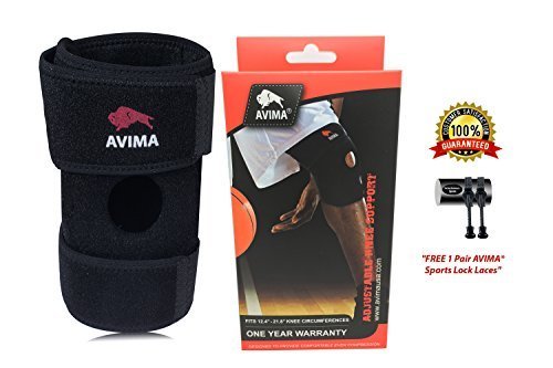 AVIMA BEST Non-Bulky Durable Neoprene Wrap Knee Brace Support - Protects Further - £45.76 GBP