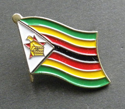 ZIMBABWE INTERNATIONAL FLAG LAPEL PIN BADGE 7/8 INCH - $5.64