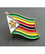 ZIMBABWE INTERNATIONAL FLAG LAPEL PIN BADGE 7/8 INCH - $5.64