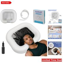 Portable Hair-Washing Bowl with Neck Support for Seniors – Lightweight &amp;... - $53.41