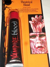 Halloween Theatrical Blood Makeup Costume Theater Stage Face Vampire Fake Prank - £8.83 GBP