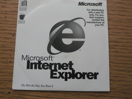 Microsoft Internet Explorer 4 for windows 95 and windows nt workstation - £3.15 GBP