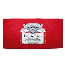 Budweiser Beach Towel Red - £23.90 GBP