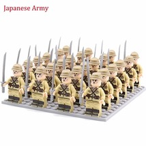 24pcs/Lot Military Soldiers Building Blocks Set Action Figures Bricks Toys #Coco - £17.51 GBP