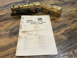 Tenshodo Great Northern 2-8-2 Mikado Brass Unpainted Locomotive &amp; Tender Model - £712.21 GBP
