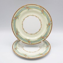 Noritake Morimura Art Deco N352 Dinner China Dessert  Plate Set of 2 7-1/2&quot; - £19.45 GBP