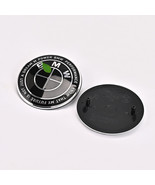 BMW 74mm Trunk Rear Round Emblem Badge Black  E46 E36 E90 E60 E92 E93 E70  - €13,01 EUR