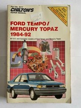 1984-92 Ford Tempo Mercury Topaz Chilton&#39;s Repair And Tune-Up Guide - $15.79