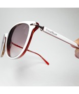 Cole Haan White Red Sunglasses FRAME ONLY - CH 618 White Laminate 55-16-130 - $30.45 CAD