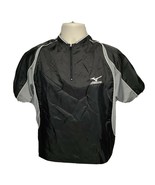 Mizuno Youth Medium Black Pullover Windbreaker Jacket - €22,84 EUR