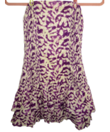 Vintage Moda Int. Victoria&#39;s Secret Purple Tie Dye Smocked  Mini Dress S... - £22.53 GBP