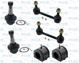 6 Pcs Lower Ball Joints Sway Bar Link Stabilizer Bushings For Hummer H3 ... - $126.34