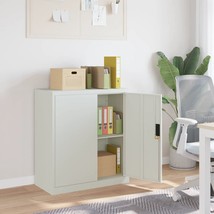  File Cabinet Light grey Powder-coated steel Medium File Cabinet - $343.28 CAD