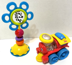 Fisher Price Poppity Pop Train and Player Twist Chew High Chair Stroller Toy - £10.73 GBP