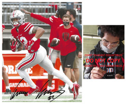 Emeka Egbuka signed Ohio State Buckeyes football 8x10 photo proof COA - £79.12 GBP