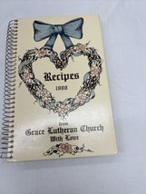 Vintage Cookbook Spiral Grace Lutheran Church Ada MN 1988 Recipes Scandinavian - £31.51 GBP