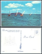 HAWAII Postcard - Sailboats Showing Diamond Head A42 - £2.32 GBP