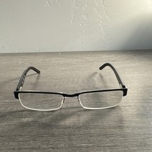 RAY-BAN Eyeglasses RB6182 2502 Black Half Rimless FRAMES ONLY 53-17-140 - $24.87