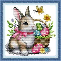 Stamped Pre-printed Cross Stitch Kit 11CT, DIY Gifts For Her, Embroidery... - $12.99