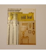 Finishing with Gold Leaf vintage 1966 booklet w/ instructions tips techn... - $9.49