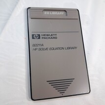 HP Hewlett Packard Calculator 82211A Solve EQ Equations Library Card 48SX - $2,051.47 MXN