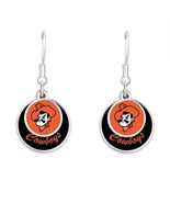 55427 Oklahoma State Cowboys Double Disk Earrings - £13.29 GBP