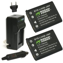 Wasabi Power Battery (2-Pack) and Charger for Kodak KLIC-7006, LB-012 an... - $35.99