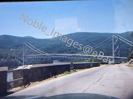 1974 Bear Mountain Suspension Bridge Highway Scene New York Kodachrome Slide - £3.16 GBP