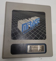 Mirage Concepts Database Manager for Commodore 64 - Disk and Manual - £37.83 GBP