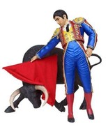 Bull Fighter Flag Life Size Statue - £1,313.67 GBP