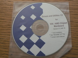 VIA/AMD Chipset Mainboar Drivers and Utilites CD Version V1.24B-1R - £3.12 GBP